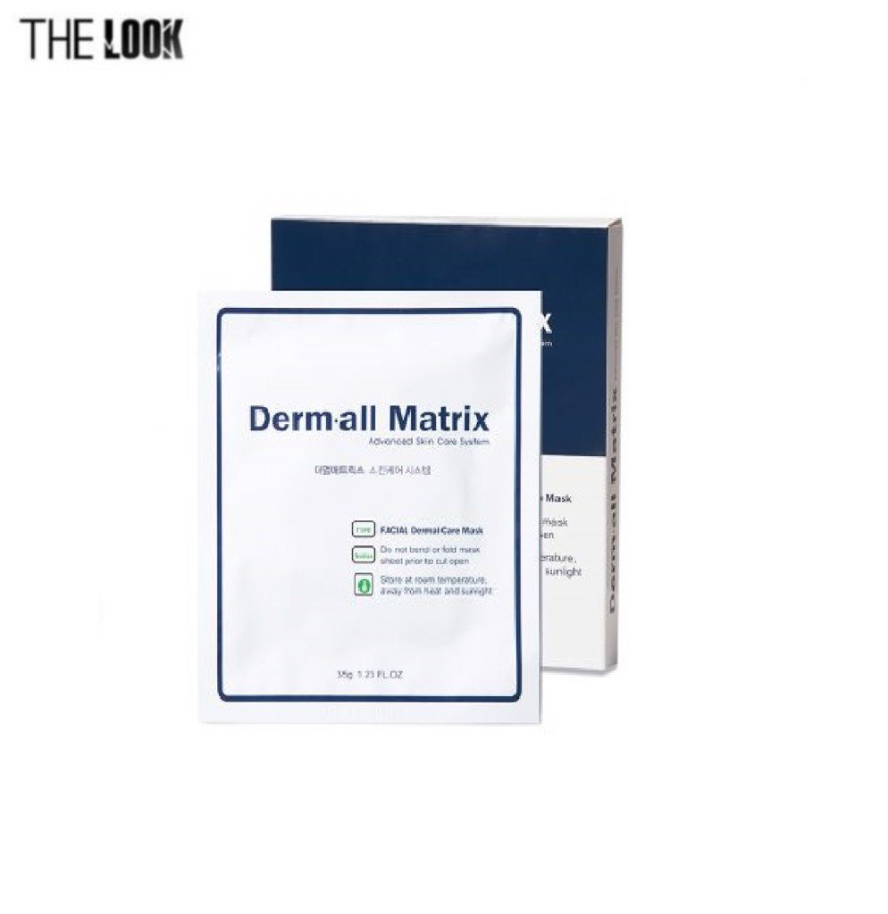 Mặt Nạ Derm All Matrix Mask Hàn Quốc Trắng Da Chống Lão Hóa Căng Bóng Da Hiệu Quả (1 Hộp X 4 Miếng X 35G)