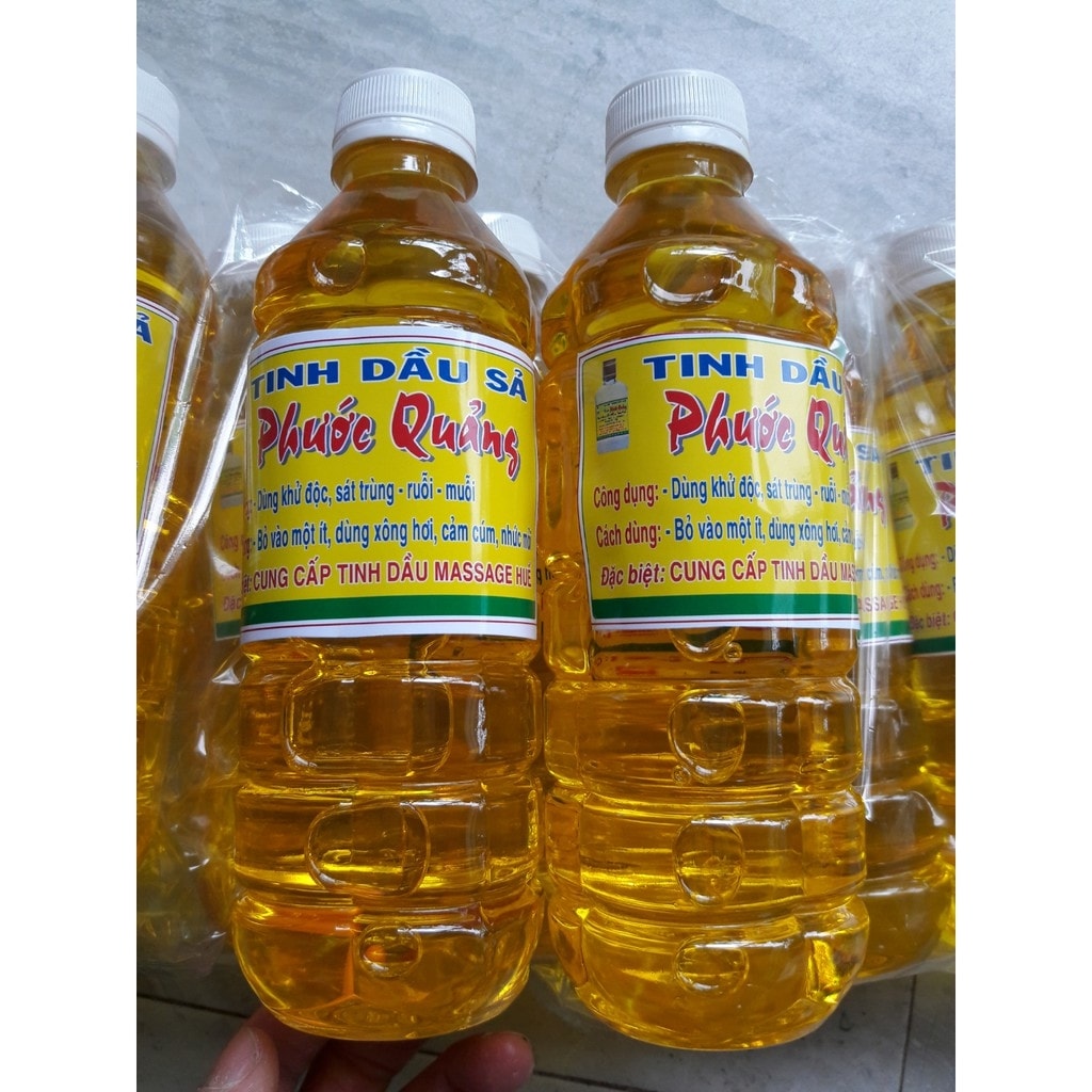 500ml tinh dầu sả chanh Phước Quảng thơm phức