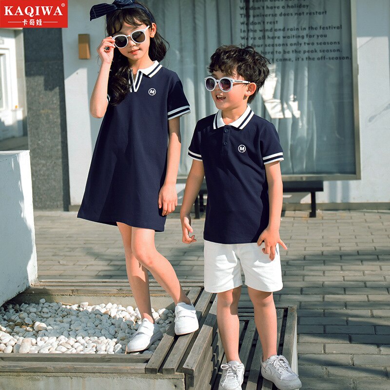 Áo Gia Đình Cổ Trụ Familylove - Đồng Phục Gia Đình Cổ Polo Logo M Chất Liệu Nỉ Da Cá Cotton 100% Co 