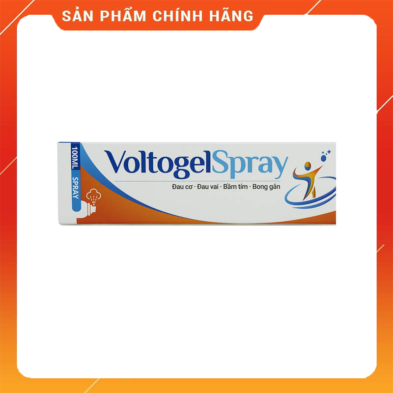 [Hcm]Xịt Giảm Đau Voltogelspray [Hết Đau Nhanh Chóng] Giảm Đau Cơ - Đau Vai - Bầm Tím - Bong Gân