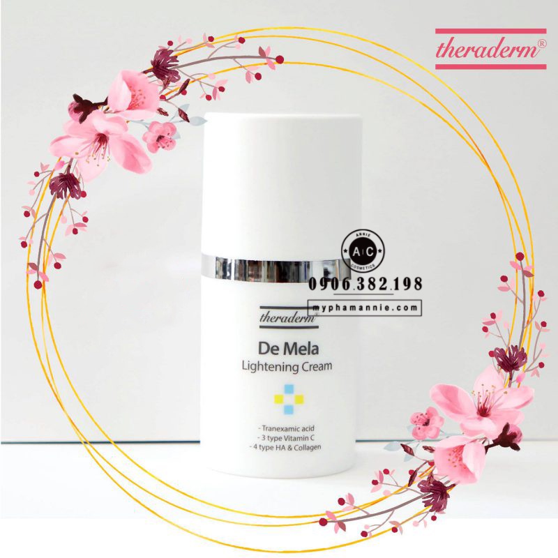 Kem dưỡng trắng da Theraderm ❤❤De Mela Lightening Cream Theraderm