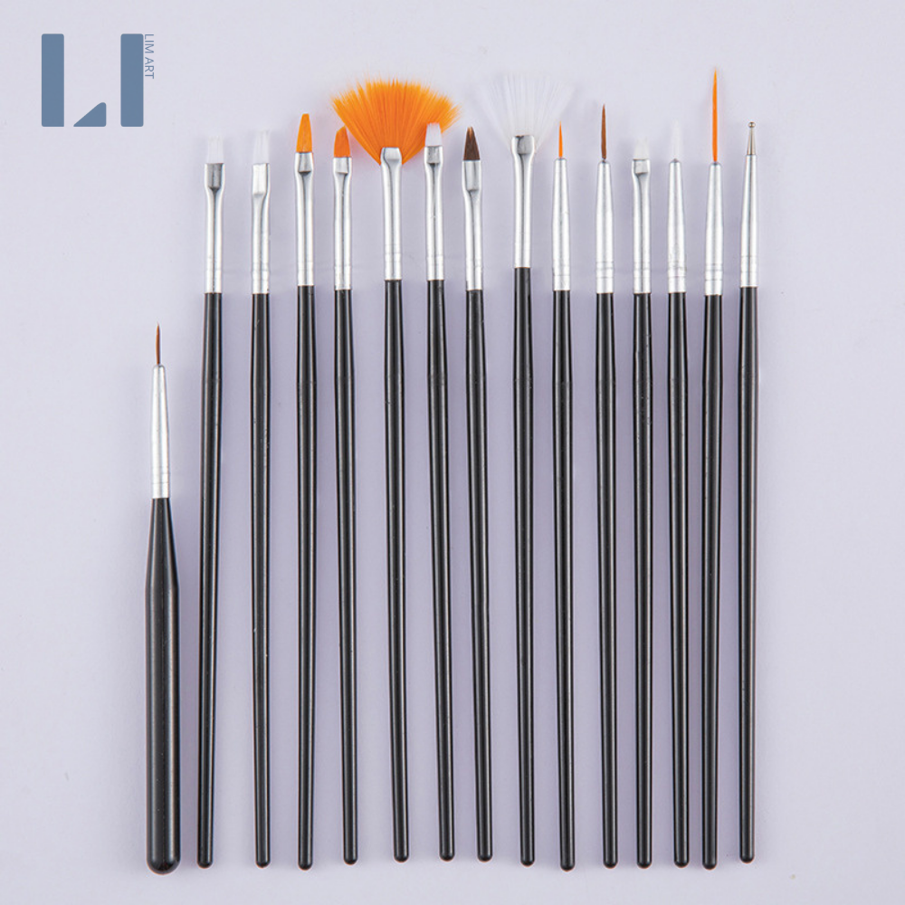 Bộ cọ vẽ nail vẽ tranh vẽ mô hình tô tranh số hóa nhiều kích thước LIM ART