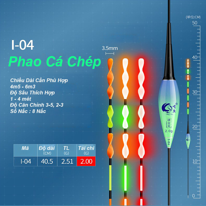 Phao Câu Điện Chép Tăm Xoắn Cao Cấp Chống Chịu Sóng To Gió Lớn Cực Tốt PC-69 ( Shop Đồ Câu Thông Min