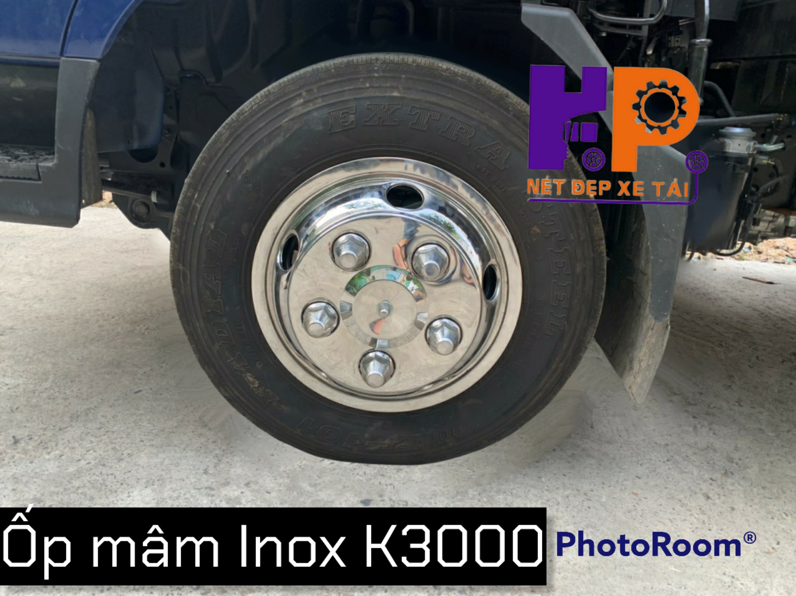 [XE TẢI KIA ] ỐP MÂM INOX ốp lazang XE TẢI KIA K3000 K250 N250 K165 (R16-R13)