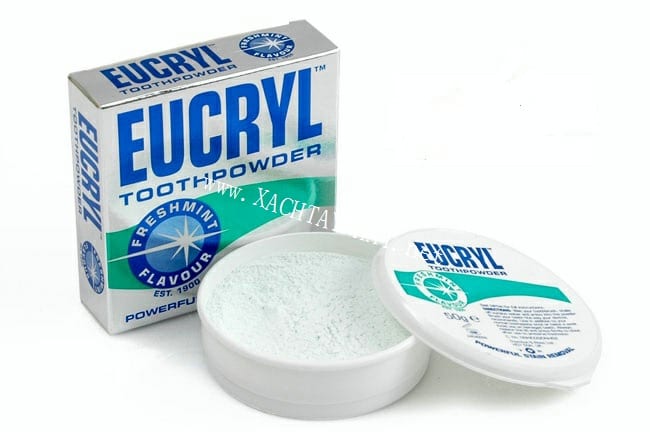 [Hcm]Bột Đánh Sạch Trắng Răng Eucryl Toothpowder