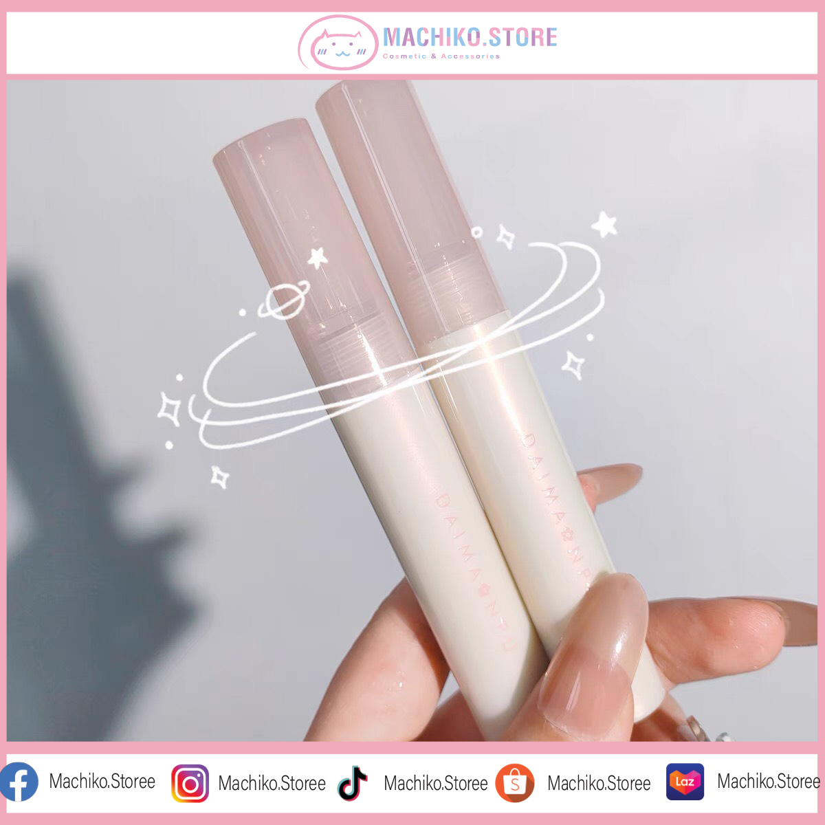 Son Daimaonpu Dạng Nước Bóng Lâu Trôi Hàng Nội Địa Trung Quốc Màu Anh Đào