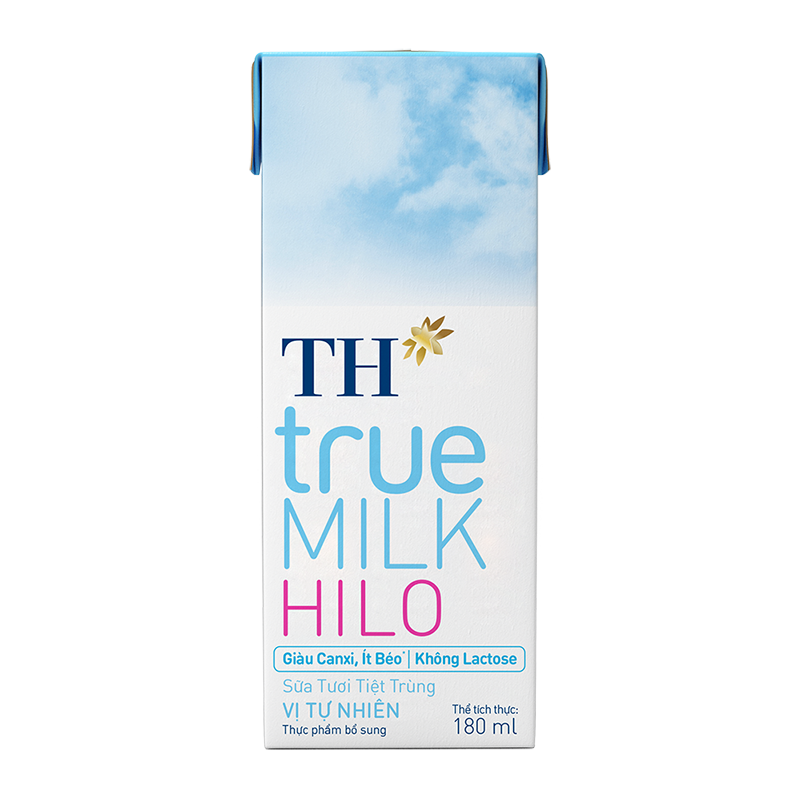 Thùng 48 hộp Sữa Tươi Tiệt Trùng Vị Tự Nhiên TH true MILK HILO 180 ml