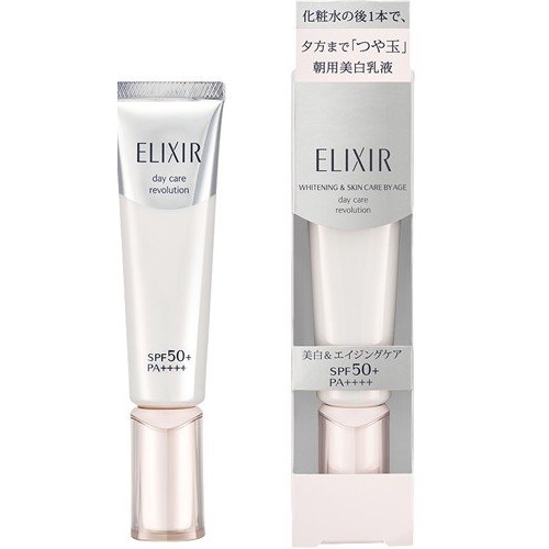 Kem Dưỡng Ngày trắng Da Shiseido Elixir Whitening &amp; Skin Care By Age SPF 50+/PA++++ 35ml