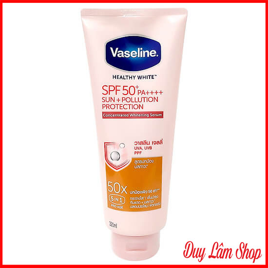 Sữa dưỡng thể trắng da Vaseline 50x SPF 50+ Thái Lan