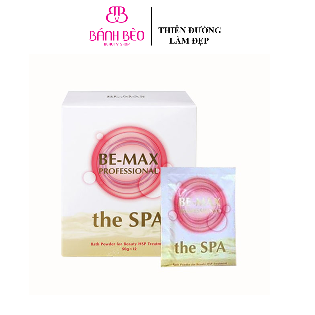 [Hcm]Bột Tắm Trắng Be Max The Spa Bath Powder (Hộp 12 Gói)