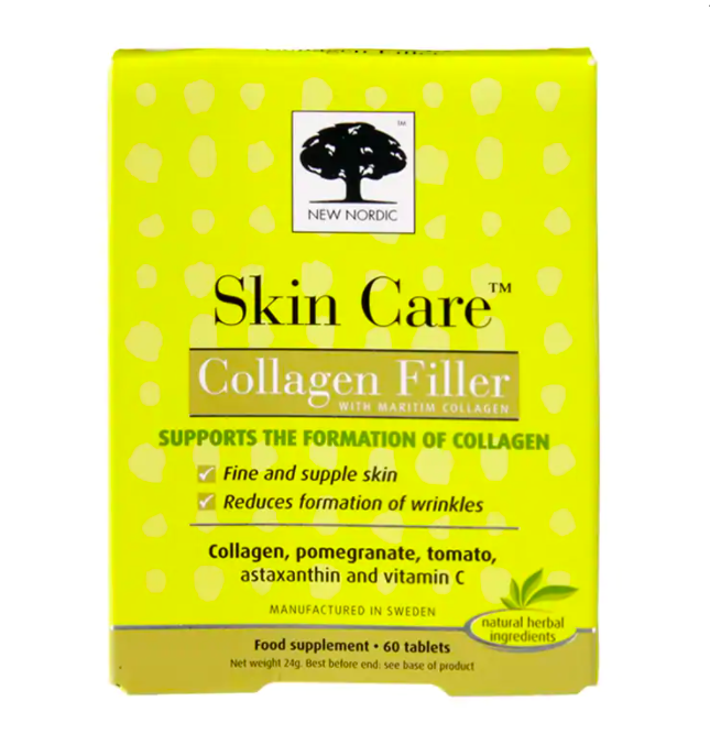 [HCM]New Nordic Skin Care Collagen Filler 60 Viên Sản Xuất Tại Thuỵ Điển
