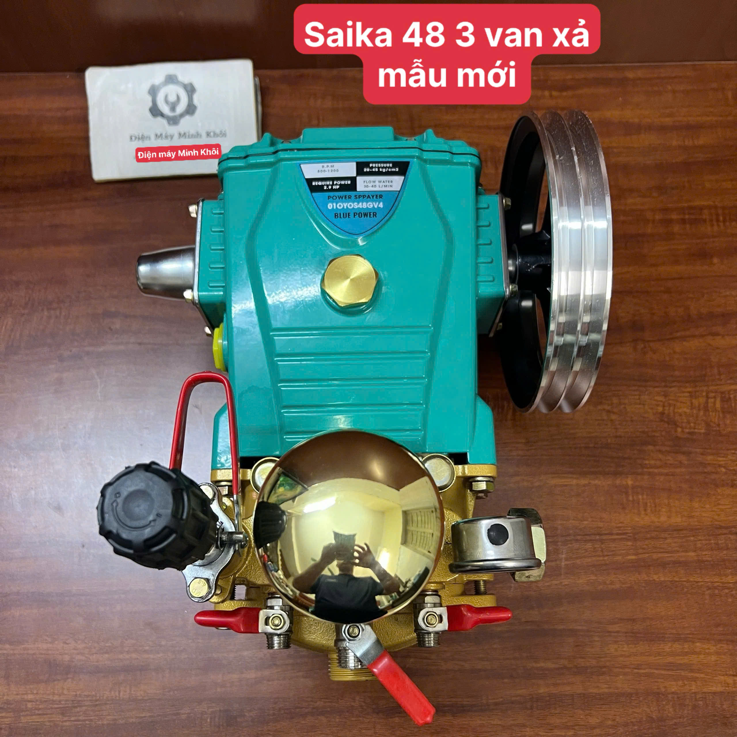 [Piston sứ] Đầu máy rửa xe phun xịt thuốc ty sứ cao áp 2 - 2.9HP |Đầu xịt rửa xe công nghiệp| Đầu rử