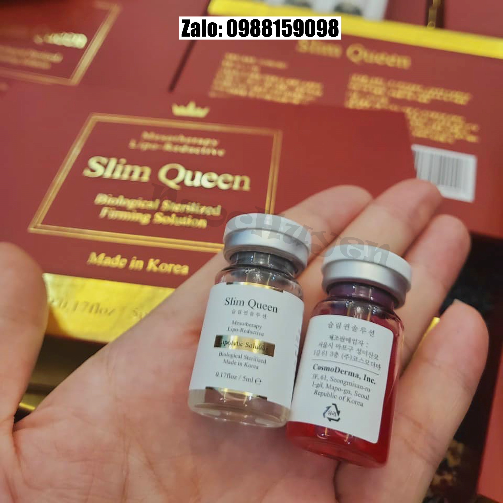 Tan mỡ Giảm béo SLIM QUEEN 1 hộp 10 lọ