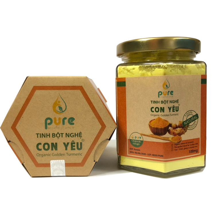 [Hcm]Tinh Bột Nghệ Con Yêu - Lọ 100G