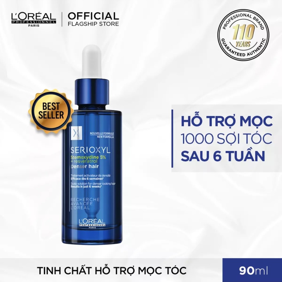 Tinh Chất Loréal Professionnel Kích Thích Mọc Tóc 90Ml Serioxyl Denser Hair