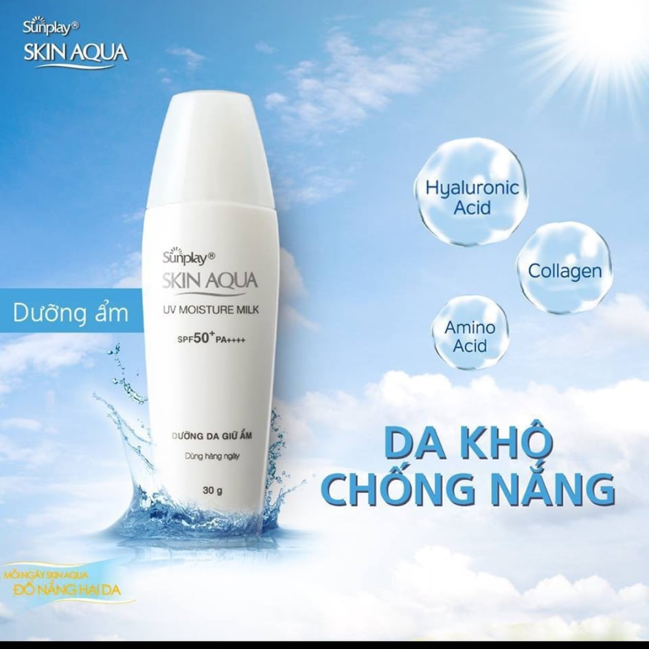 Sữa Chống Nắng Hằng Ngày Dưỡng Da Sunplay Skin Aqua UV Moisture SPF50 PA+++ 25g ⭐ CHÍNH HÃNG ⭐