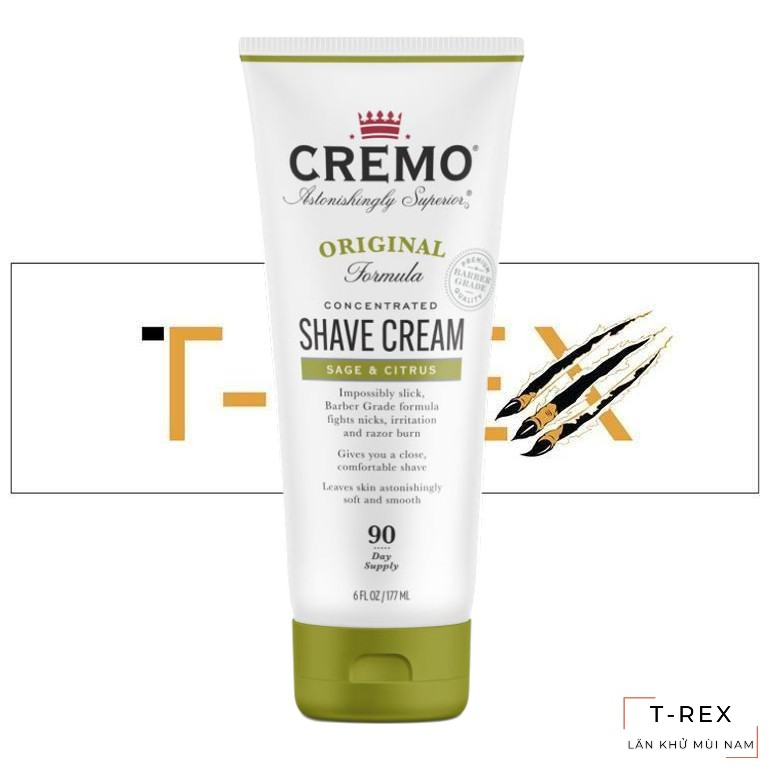 Kem Cạo Râu Cremo Sage & Citrus 177Gr (Cam Kết Hàng Đúng Mô Tả Chất Lượng Đảm Bảo An Toàn)