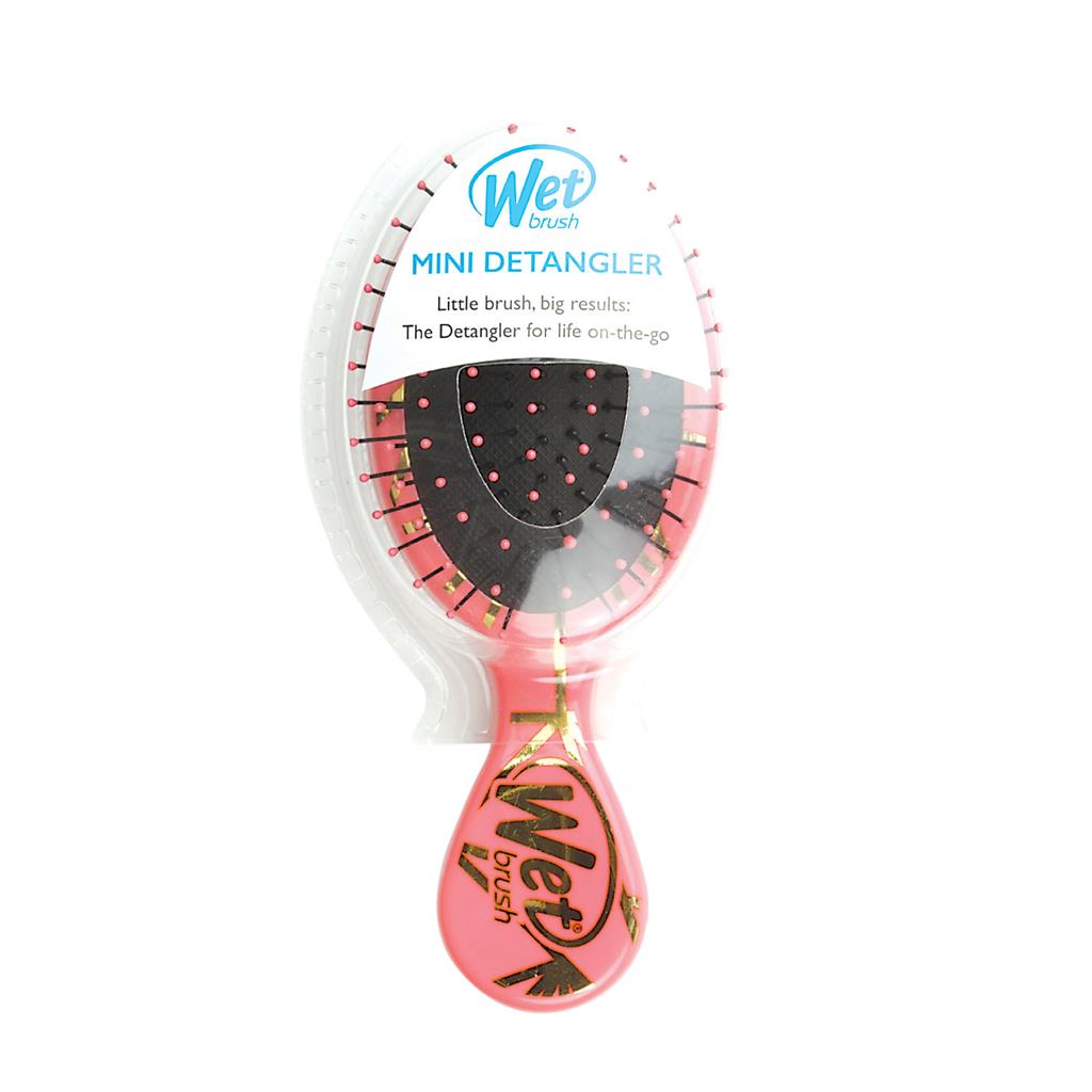 Lược Gỡ Rối Wet Brush Mini Detangler Geos Triangle Tam Giác Cam