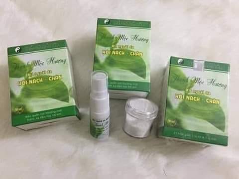 Xịt khử mùi Hôi nách hôi chân tay Thanh Mộc Hương