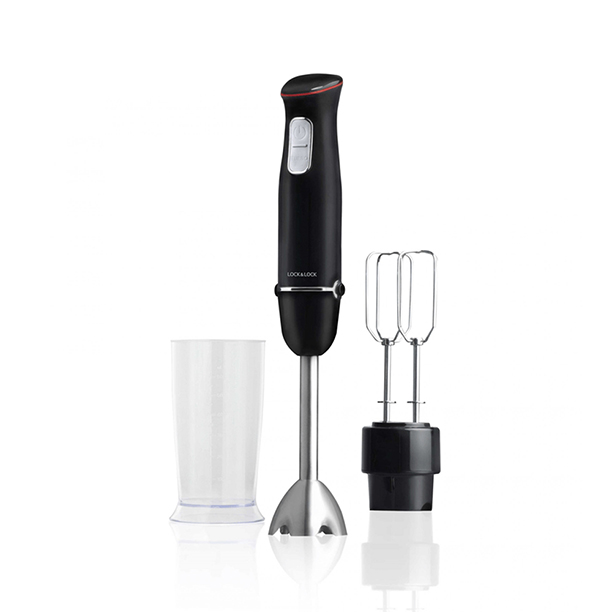 Máy xay cầm tay đa năng Lock&Lock Multi-purpose 2in1 Hand Blender màu đen EJM516BLK máy đánh trứng x
