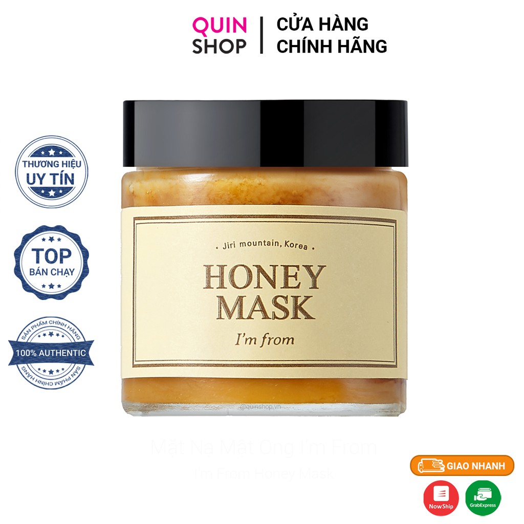 Mặt Nạ Rửa Cấp Ẩm Sâu Ngăn Ngừa Lão Hóa Mật Ong Im From Honey Mask