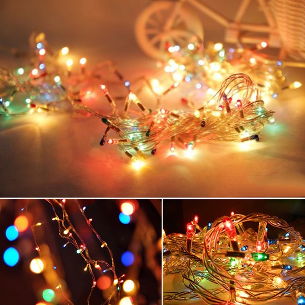 Đèn chớp tắt noel dây 5m trang trí cây thông noel đèn chớp nhiều kiểu