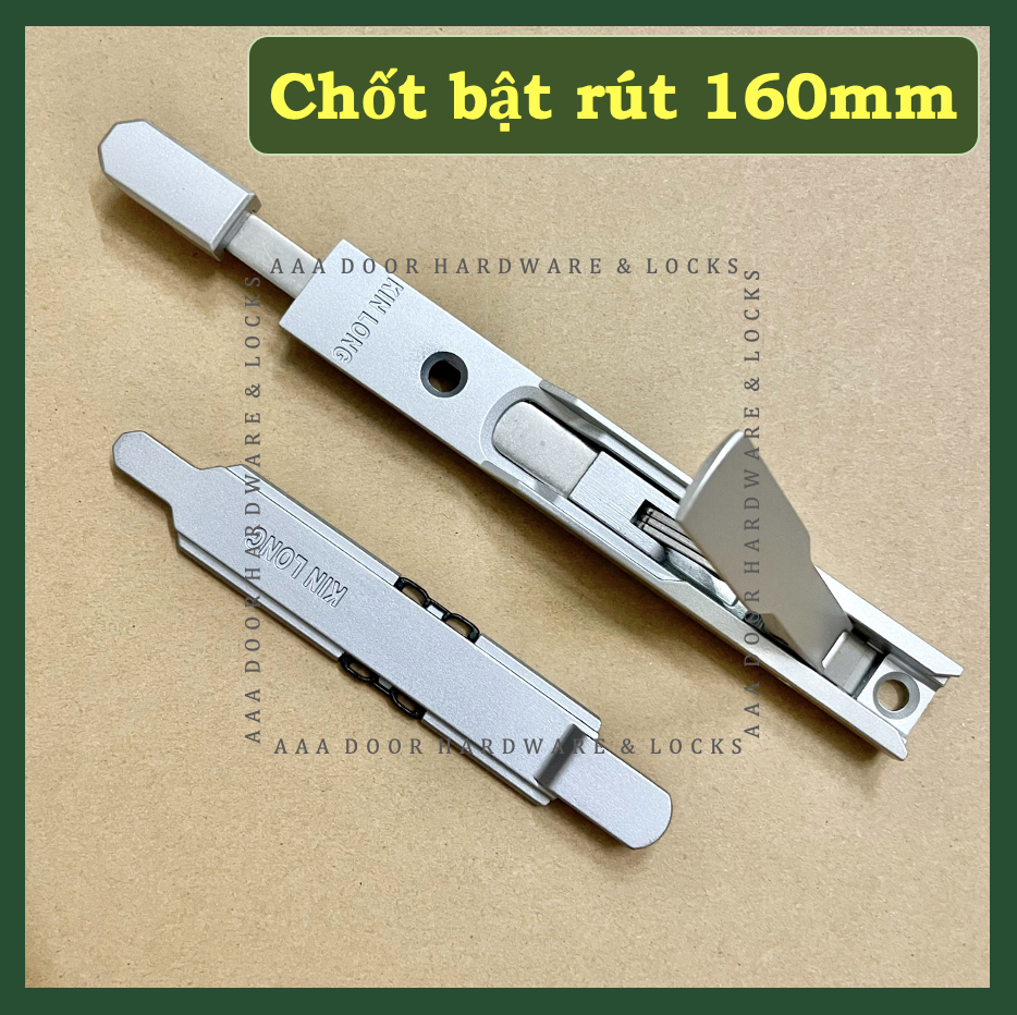 [Chính hãng] Chốt bật rút (chốt bật âm) KINLONG cho cửa nhôm Xingfa