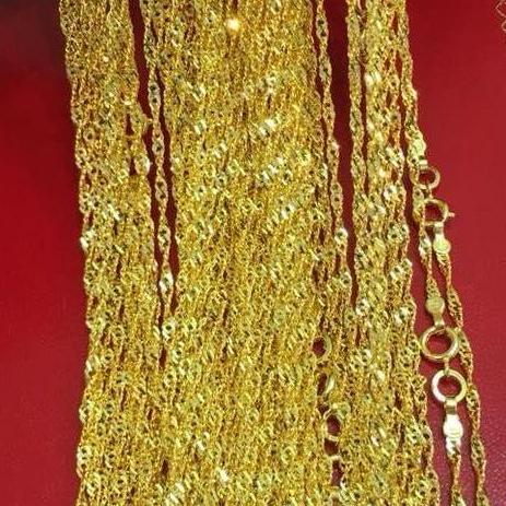 Dây chuyền nữ vàng tây 10k  có hóa đơn bảo hành tiệmVàng bạc an chi