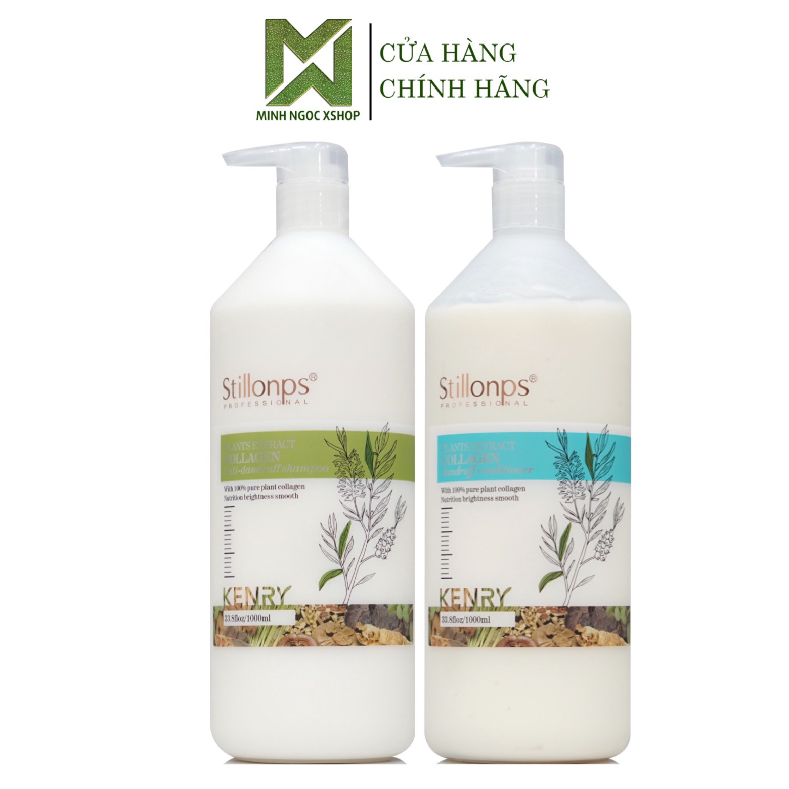 Dầu gội xả dưỡng sinh ngăn ngừa gàu Stillonps 1000ml chính hãng