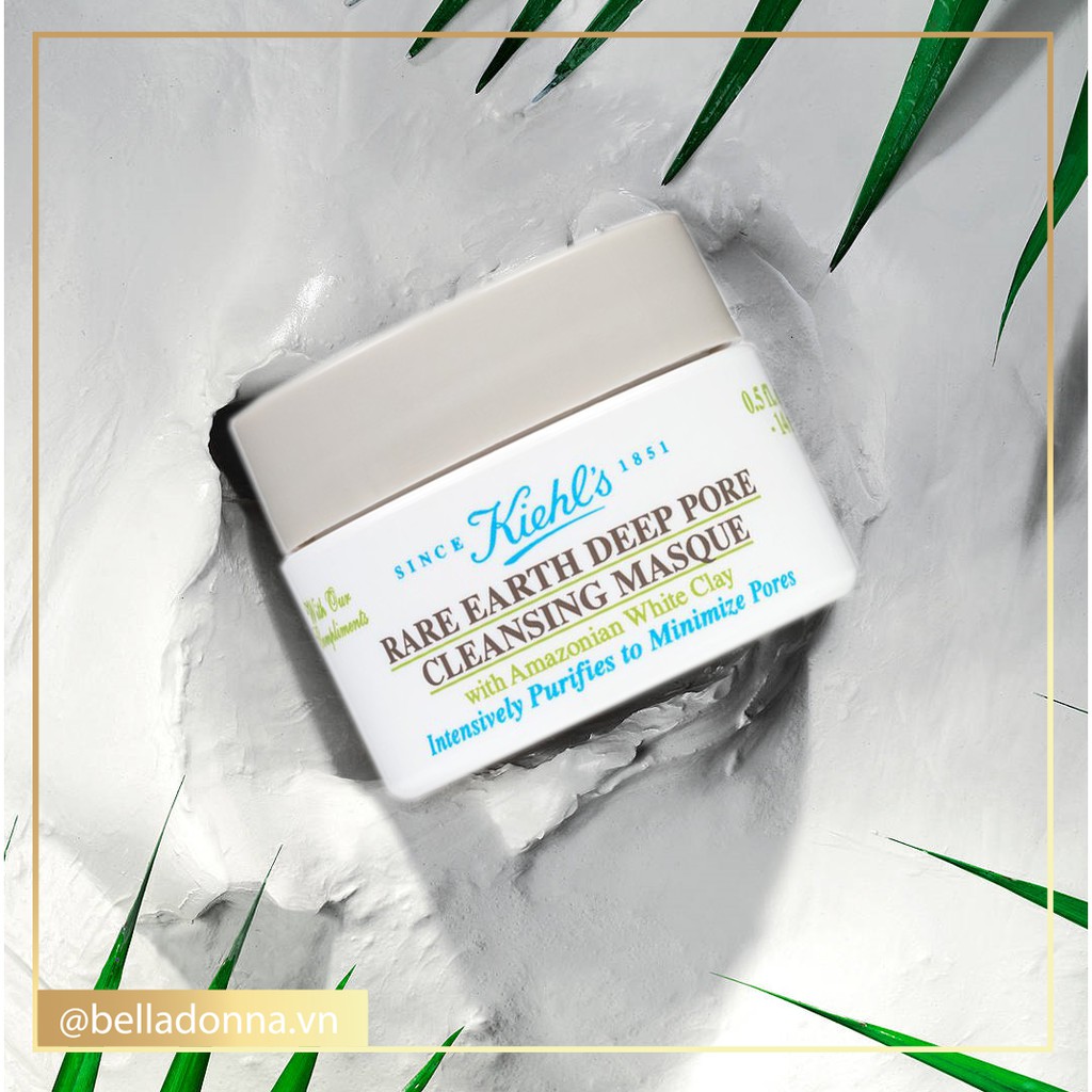 [HCM]Mặt Nạ Đất Sét Kiehl’S Rare Earth Deep Pore Cleansing Masque 14ml [Mini Size]