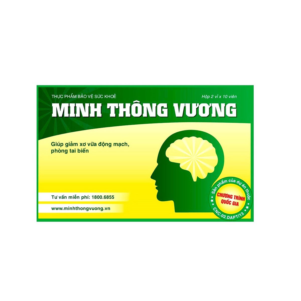 Minh Thông Vương New - Giảm Xơ Vữa Động Mạnh Tai Biến Mạch Máu Não