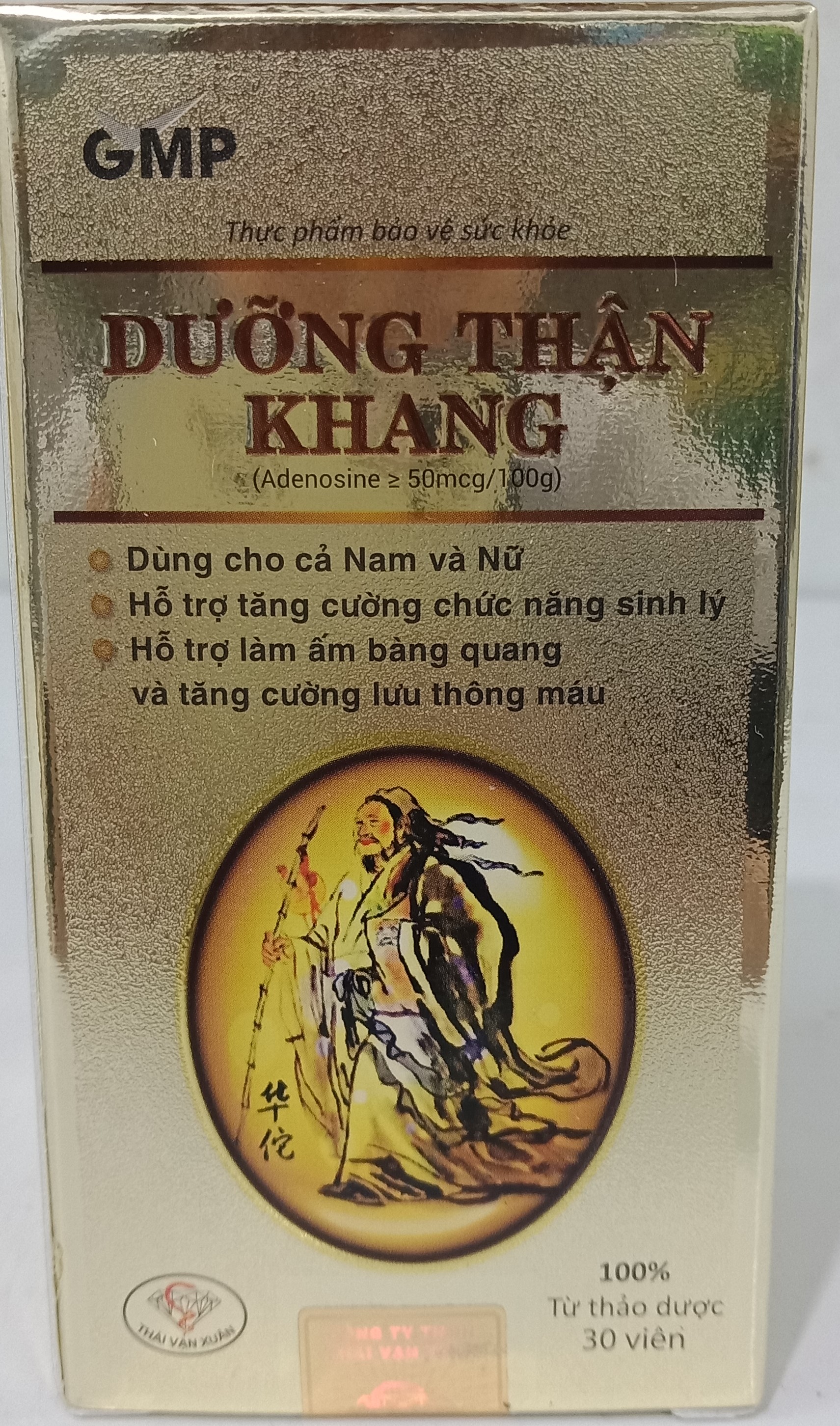 Thực Phẩm Bảo Vệ Sức Khỏe Dưỡng Thận Khang Bồi Bổ Nguyên Khí Bổ Thận Làm Ấm Bàng Quan Tăng Cường Chức Năng Sinh Lý Cả Nam Và Nữ ( Hộp 30 Viên)