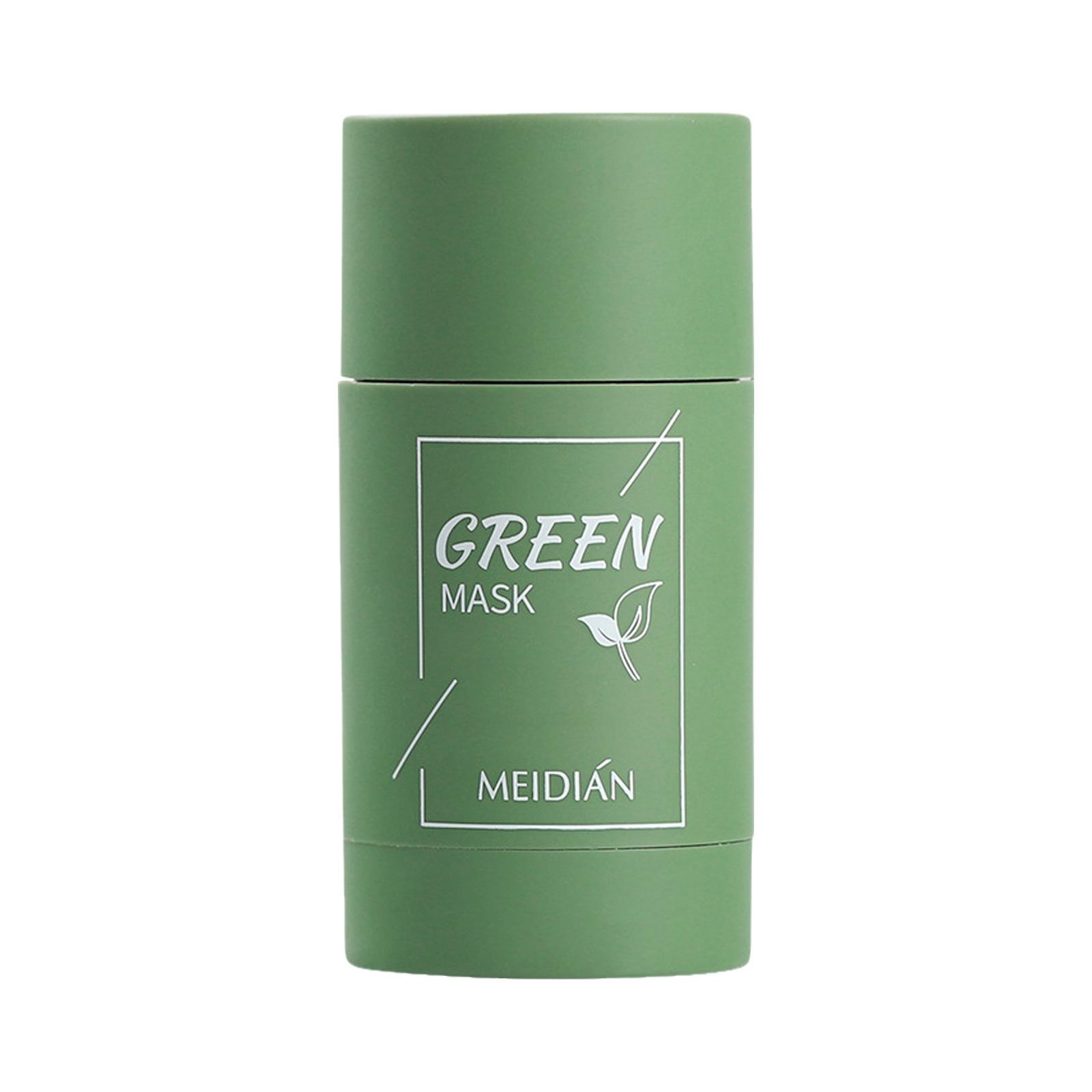 Green Tea Cleansing Mask Control Solid Mud Film Deep Solid Mask Anti-wrinkle Smearing Cleansing Redness Stick Q6C2