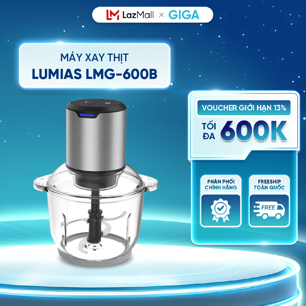 Máy xay thịt Lumias LMG-600B - Công suất 600W - Dung tích 2L