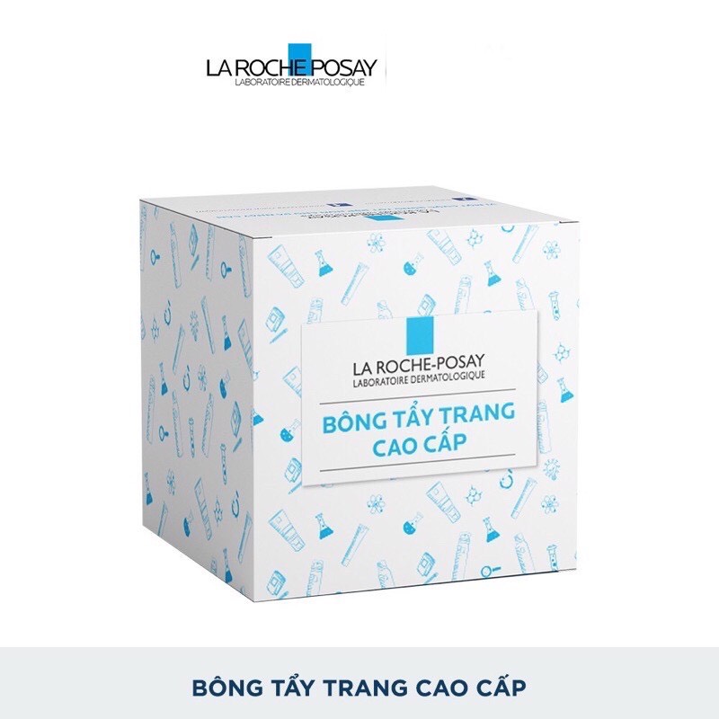 [Hcm]La Roche Posay Bông Tẩy Trang Cao Cấp 50 Miếng