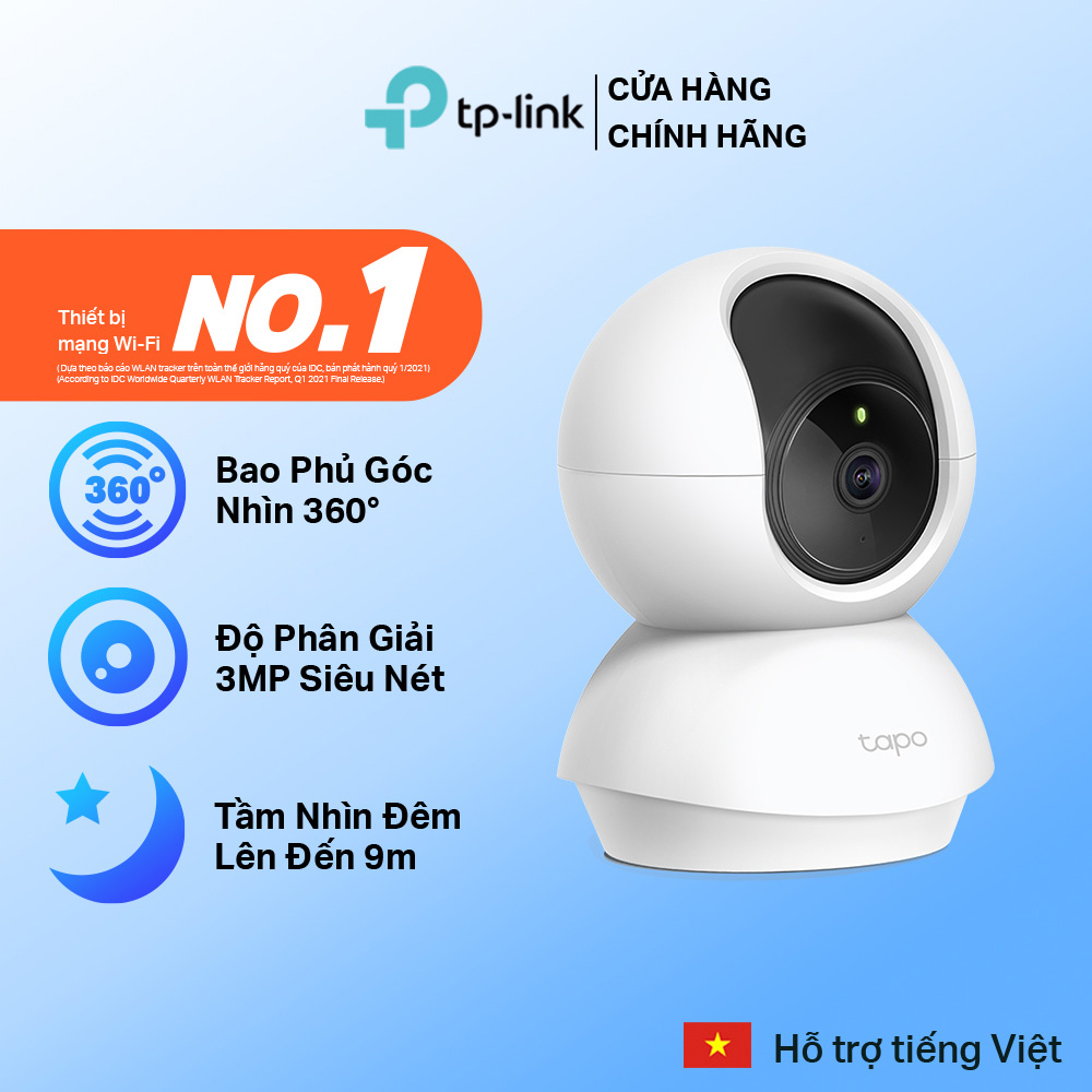 Camera IP Tapo C220 - 4MP, Quay Quét 360 Độ, Hỗ Trợ Cloud Storage
