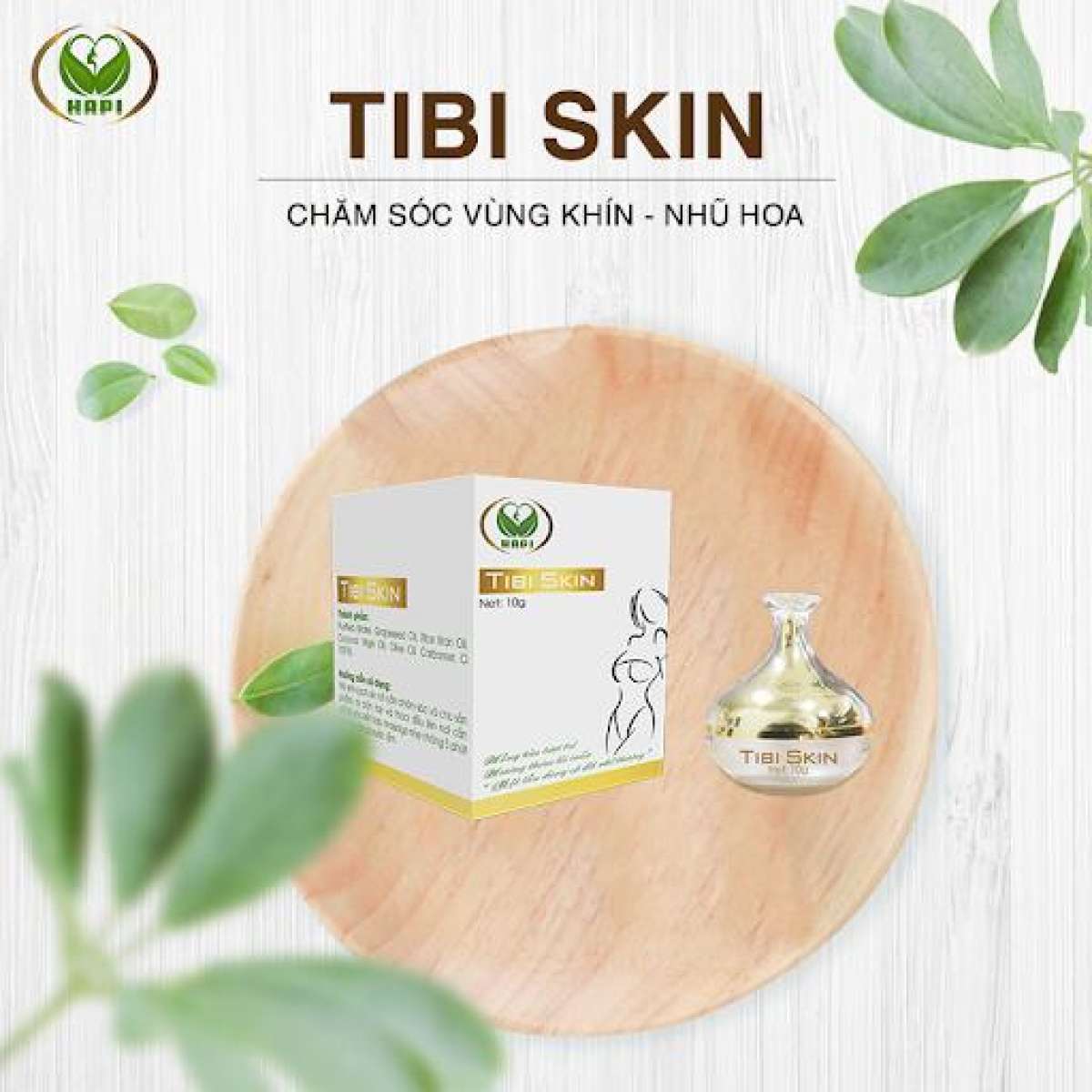 Tibi Skin - Hồng Nhũ Hoa Vùng Kín Tặng Khẩu Trang Vải Kháng Khuẩn