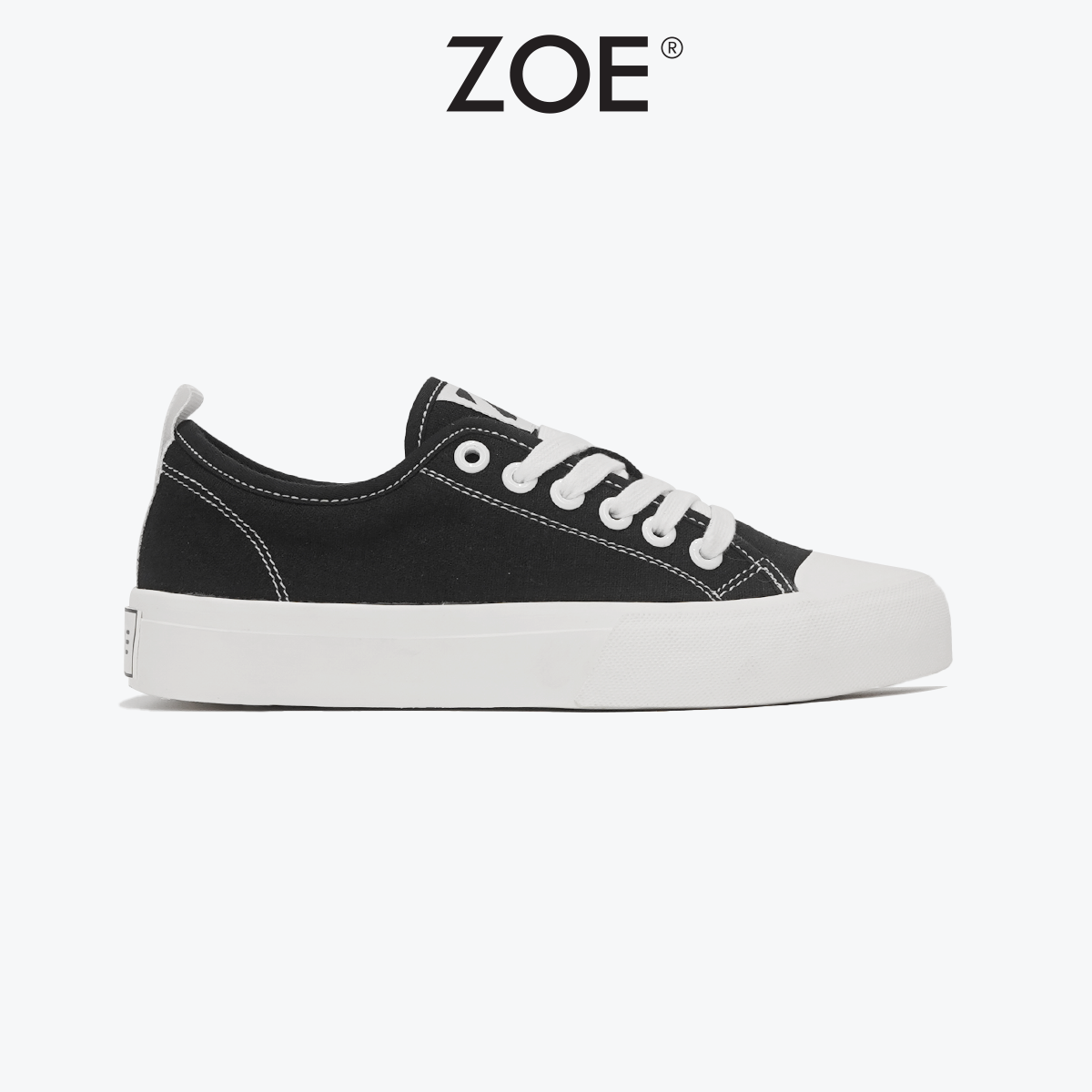 Giày Thể Thao Đen Lowtop Zoe (Giày Sneaker Đen - LT001) | Zoe Official
