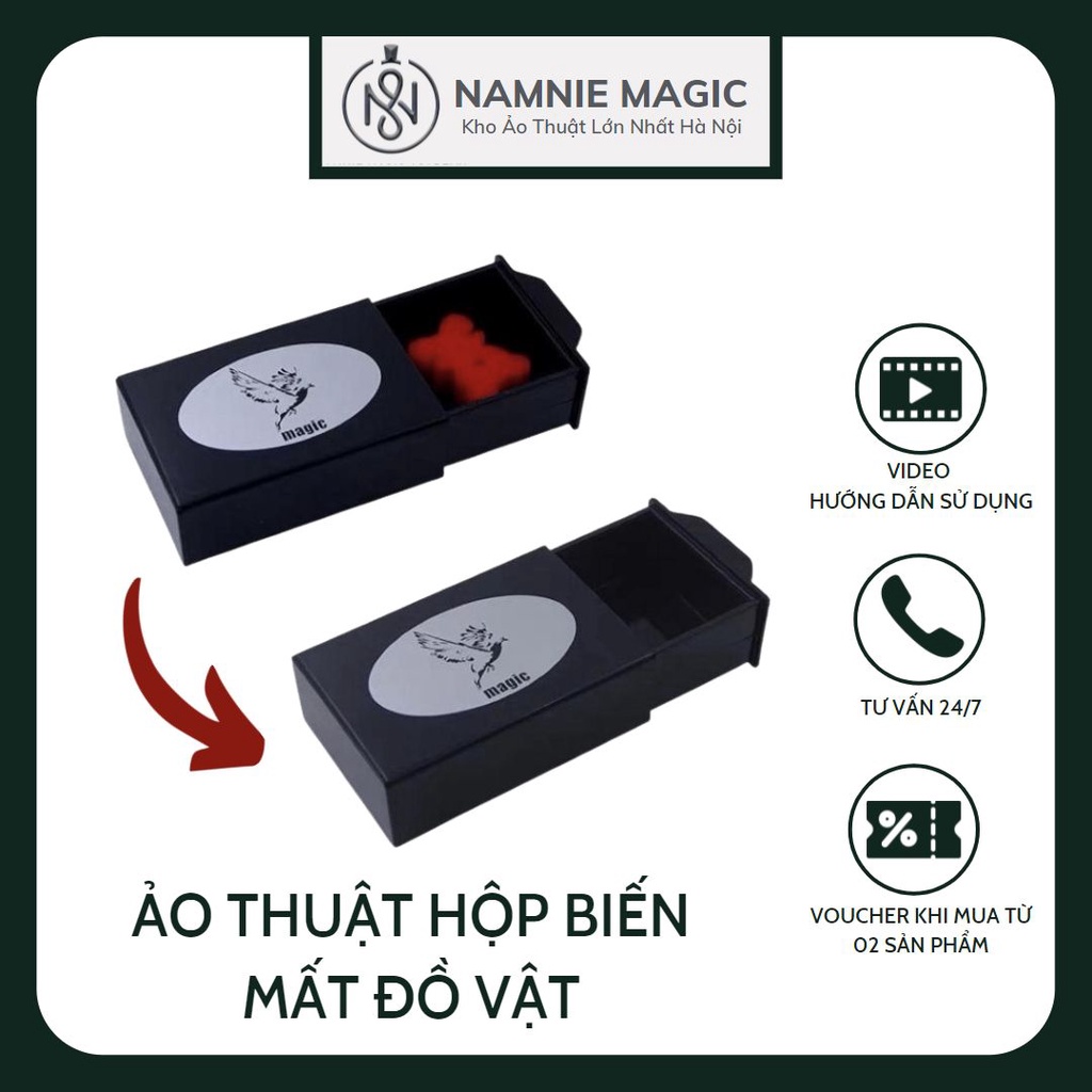 Ảo Thuật Chiếc Hộp Thần Kì Biến Mất Và Xuất Hiện Đồ Vật Double Magic Box Đồ Chơi Sáng Tạo Thông Minh