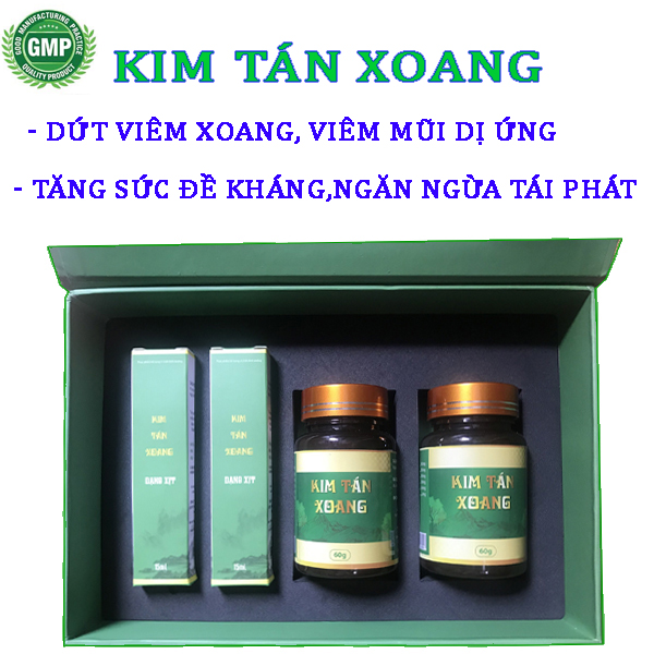 [2Uống+2 Xịt] Dứt Viêm Xoang Viêm Mũi Dị Ứng - Kim Tán Xoang 100% Thảo Dược Tự Nhiên Không Tác Dụng Phụ. Hàng Chính Hãng Dp Tg Pharma