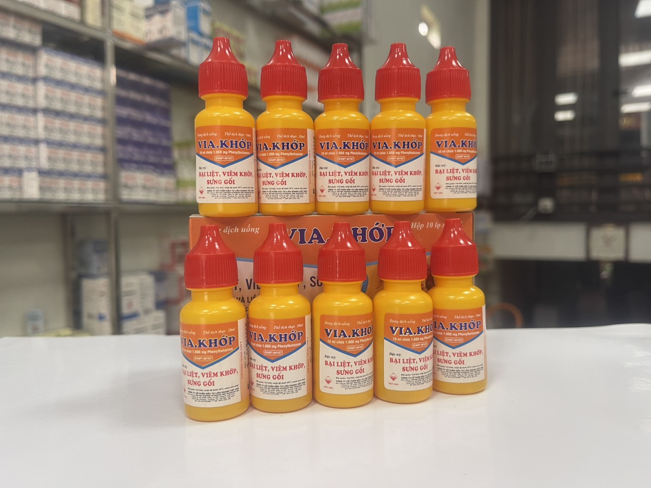 VIA KHỚP [chai 10ml] Bại liệt sưng khớp cho Gà Vịt Ngan Cút.... Gia súc