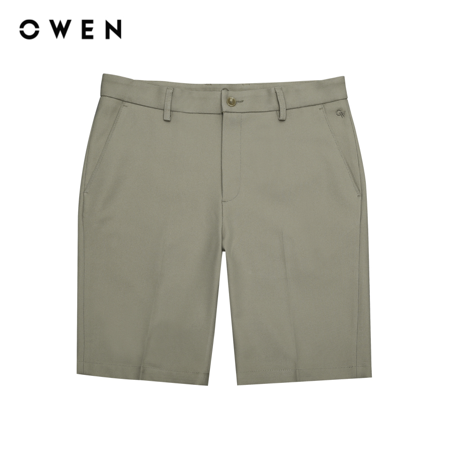 OWEN - Quần short Trendy SV242436 màu Nâu chất liệu Polyester Nano