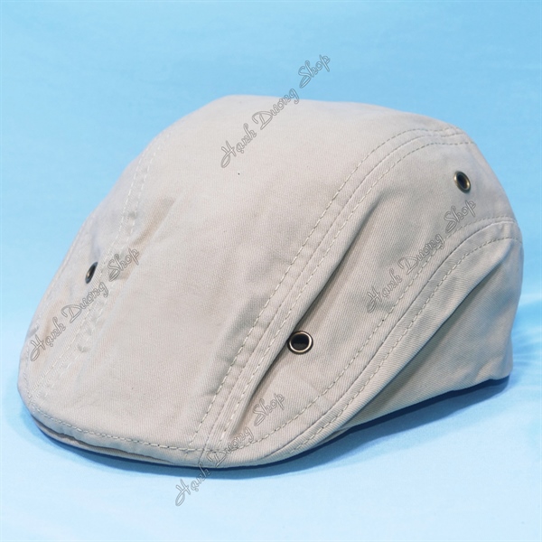 Mũ beret nam trung niên mũ mỏ vịt mũ jacket nón mỏ vịt có khóa tăng giảm size phía sau