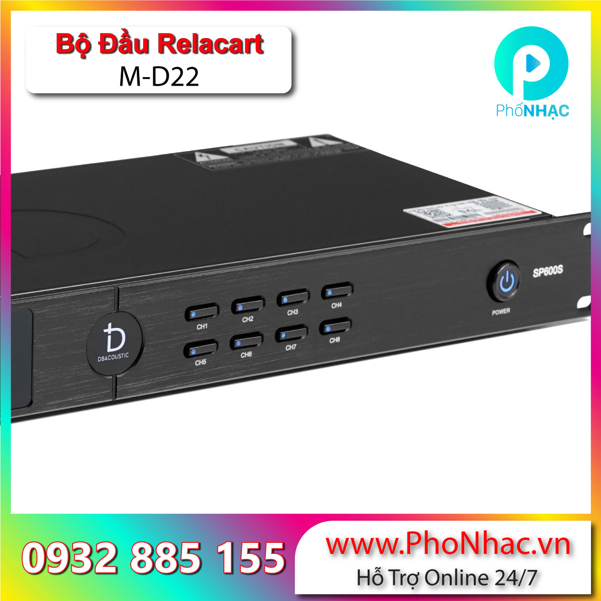 Quản lý nguồn SP600S DBacoustic mẫu mới phong cách hifi