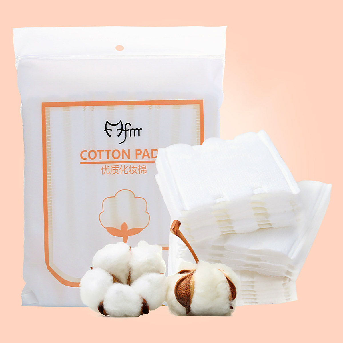 [Túi 222 Miếng] Bông Tẩy Trang Pads 3 Lớp Chất Cotton Cao Cấp