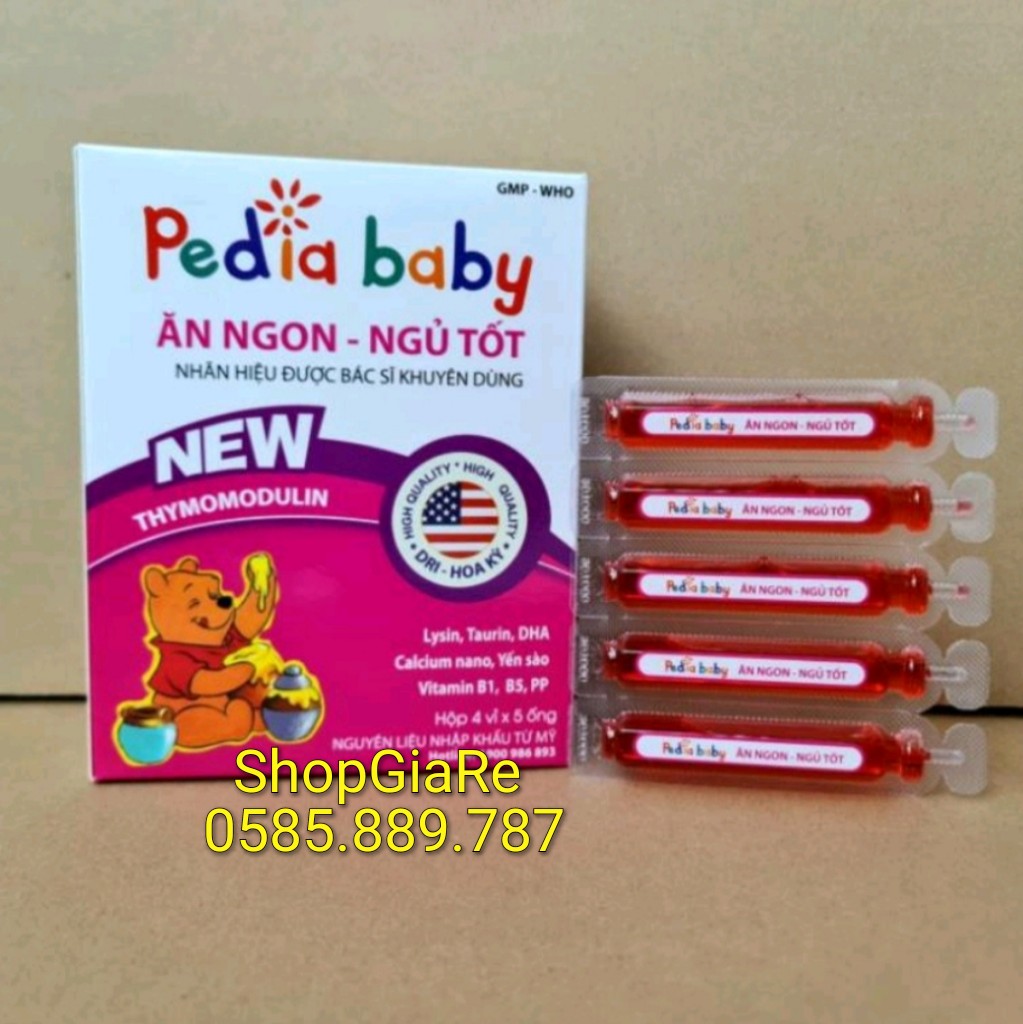 Pediababy ăn ngon ngủ tốt giúp bé ăn ngon ngủ tốt bé thông minh hỗ trợ bé kén ăn ngủ khôngngon giấc