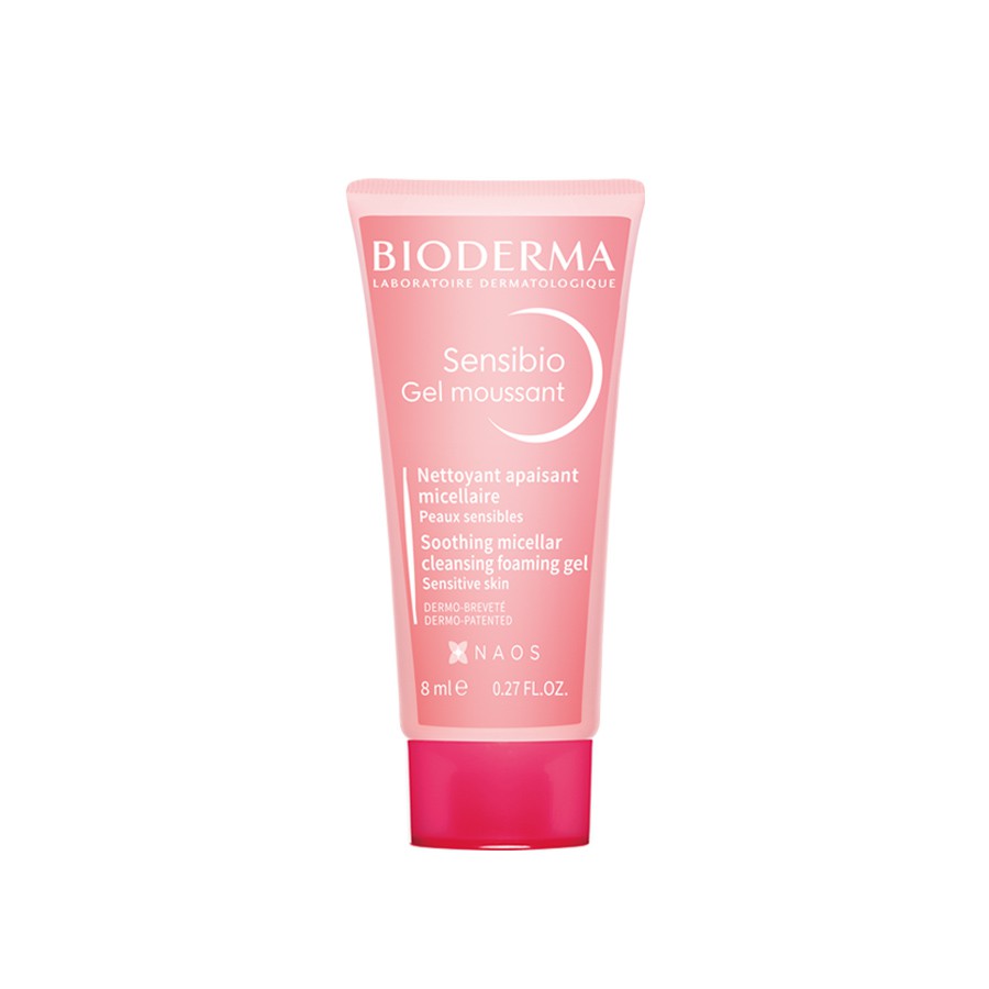 [Hcm][Mini Size 8Ml] Gel Rửa Mặt Bioderma Tạo Bọt Cho Da Nhạy Cảm Sensibio Gel Moussant