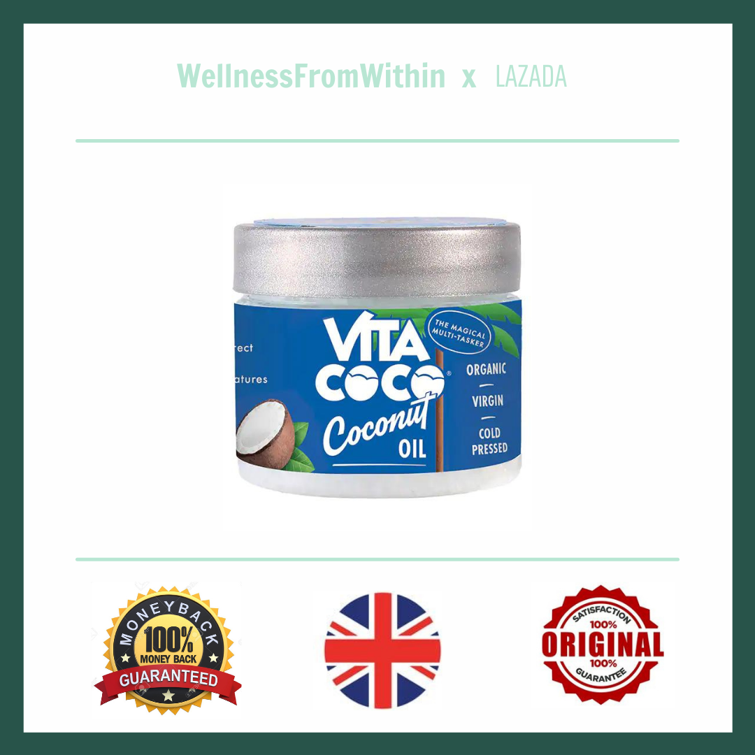 [Hcm]Dầu Dừa Hữu Cơ Tinh Khiết Vita Coco 50Ml Nhập Khẩu Uk - Bill Anh