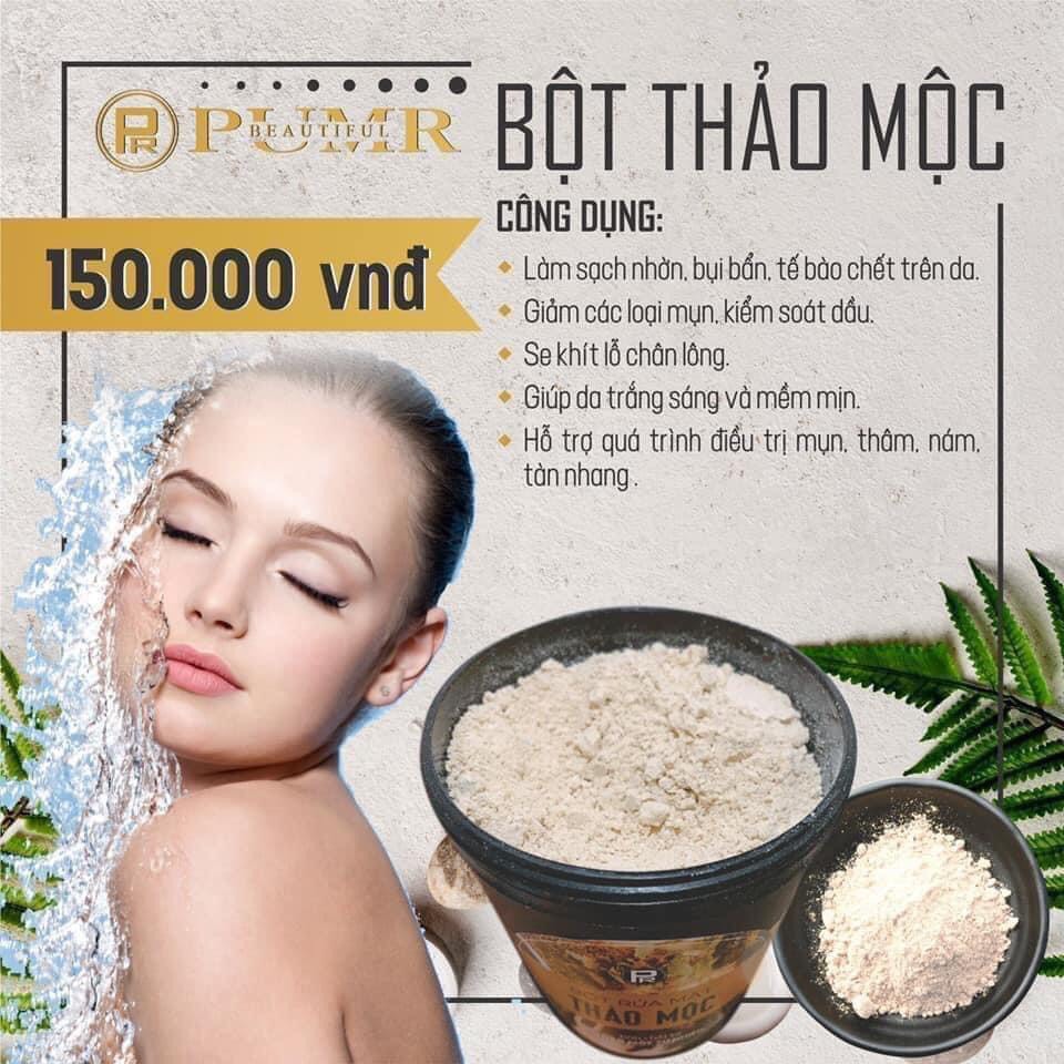 [Hcm]Mỹ Phẩm Cao Cấp Pumrbột Thảo Mộc Rửa Mặt