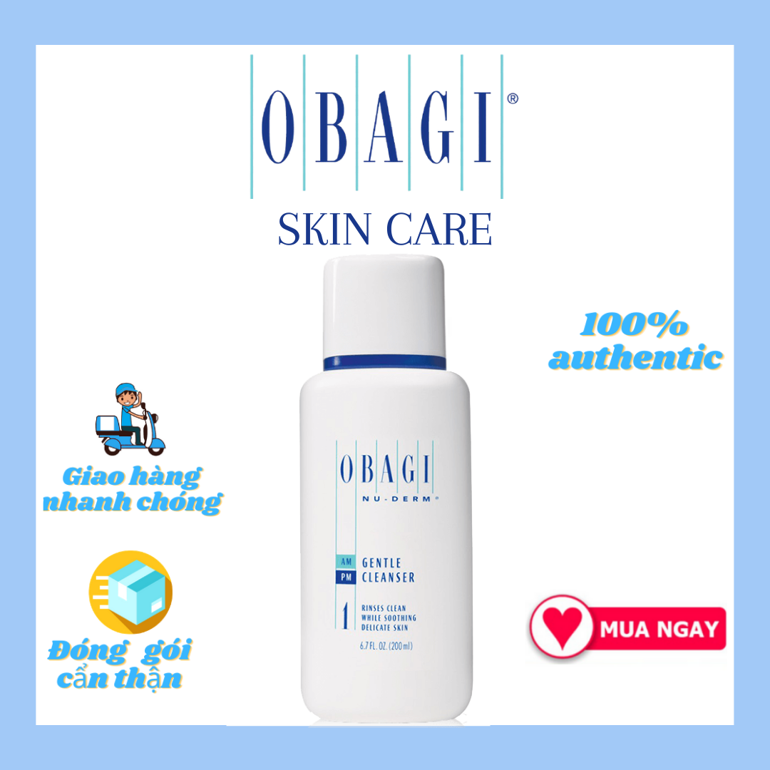 [Hcm]S.ữa R.ửa M.ặt Obagi Nuderm Gentle Cleanser 1 (198Ml)